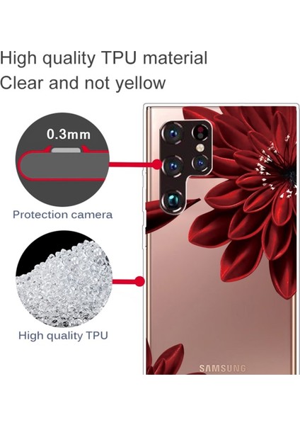 Galaxy S22 Ultra Için Desenli Çizilmeye Dayanıklı Yumuşak Tpu Telefon Kılıfı (Yurt Dışından) modelleri