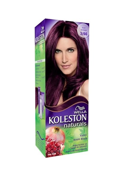 Koleston Naturals Boya  3/66 Kızıl Kestane