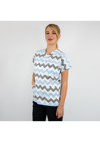 Zigzag Desenli Terikoton Alt Üst Takım modelleri