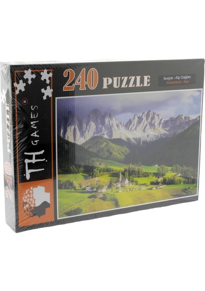 TH Games Th Puzzle 240 Parça Isviçre Alp Dağları