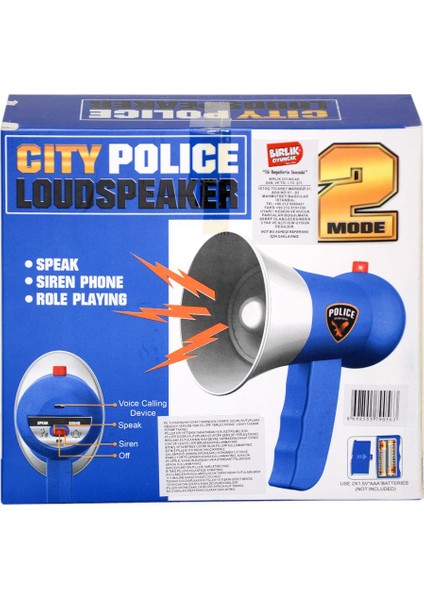 333B-1 Pilli Polis Megafonu 15 cm -Birlik