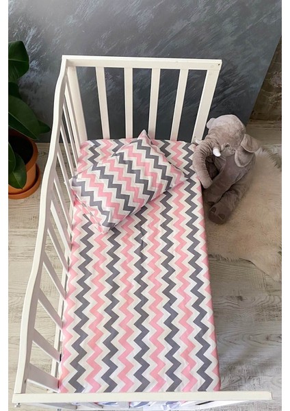 Lastikli Çarşaf ve Yastık Kılıfı Takımı 60X120 cm