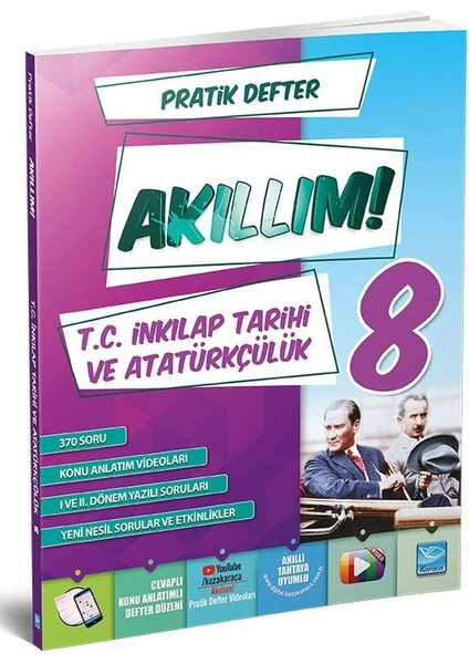 Akıllım Pratik Defter T.C. İnkılap Tarihi ve Atatürkçülük 8. Sınıf