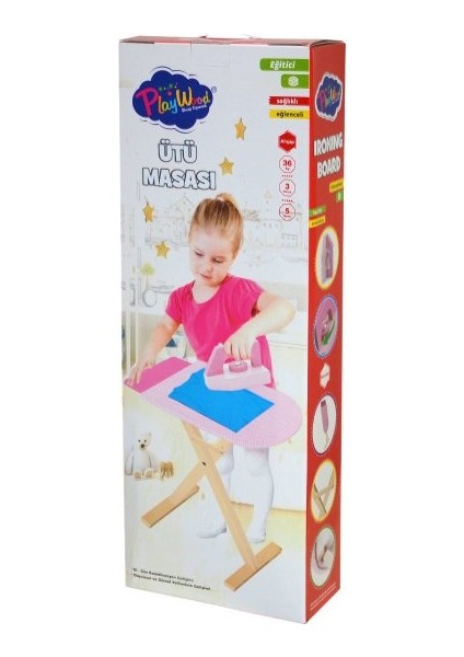 ONY-383 Playwood Ahşap Ütü Masası Seti-Onyıl