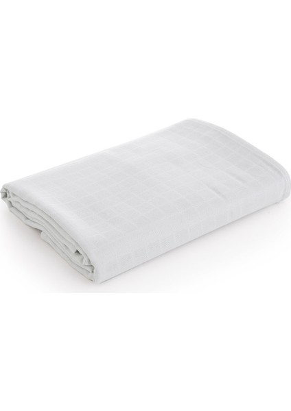 Müslin Bezi Örtü Düz Renk - Mint 120X120 cm + 4 Adet Ağız Mendili
