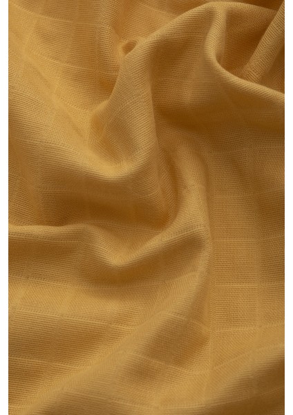 %100 Pamuk Premium & Hafif Müslin Bezi Örtüsü I 120x120 cm I Hardal & 4 Adet Ağız Mendili 27x27cm fiyatları