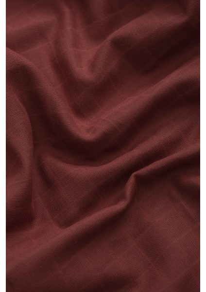 Müslin Bezi Örtü Düz Renk - Kiremit 120X120 cm + 4 Adet Ağız Mendili fiyatları