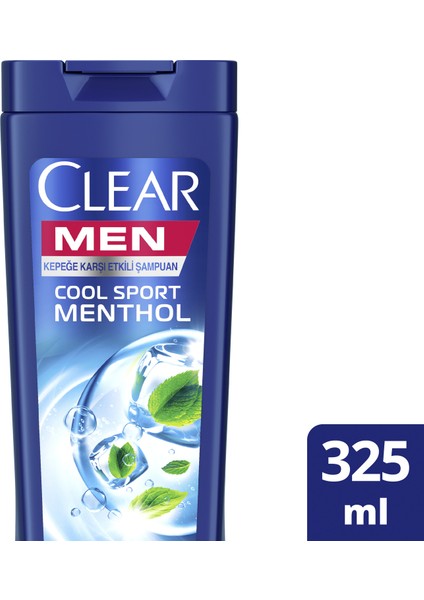 Men Kepeğe Karşı Etkili Şampuan Cool Sport Menthol Ferahlatıcı Mentol Etkisi 325 ml