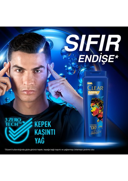 Men Kepeğe Karşı Etkili Şampuan Legend By Cr7 Cristiano Ronaldo 325 ml