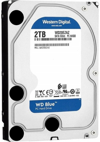 2tb Wd Blue Sata6 5400RPM 64MB WD20EZAZ fiyatları