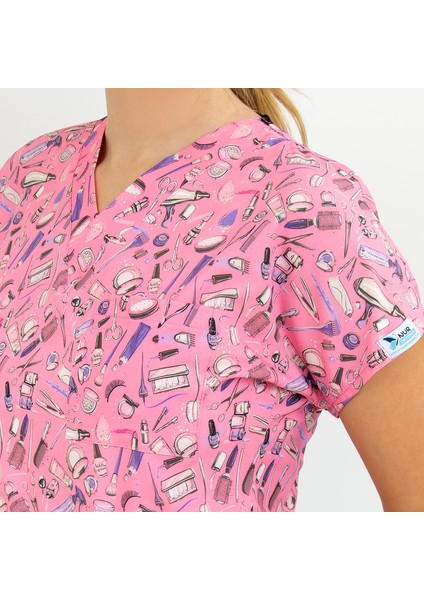 Pembe Güzellik Desenli Likralı Alt Üst Takım fırsatları