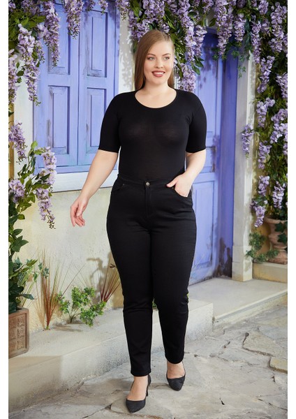 1341 BUYUK BEDEN PANTOLON SİYAH modelleri