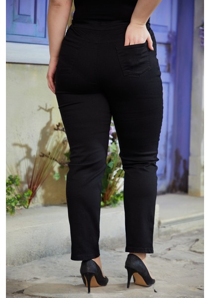 1341 BUYUK BEDEN PANTOLON SİYAH fırsatları