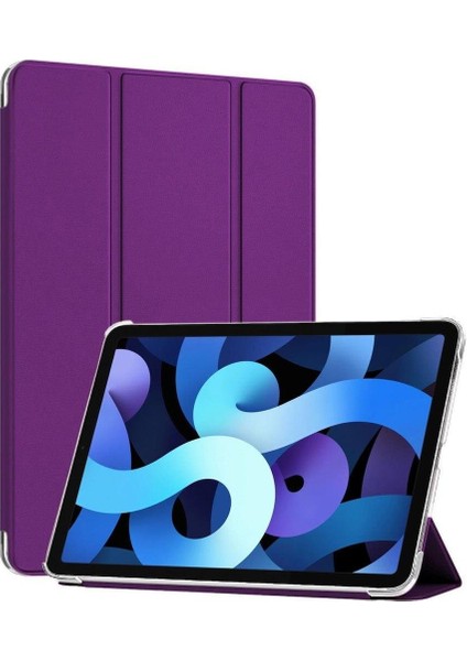 Huawei Mate Pad T10S Kılıf Uyumlu Smart Cover Standlı Kapaklı