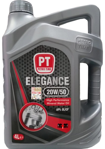 Elegance 20W-50 4 Litre Motor Yağı ( Üretim Yılı: 2022 )