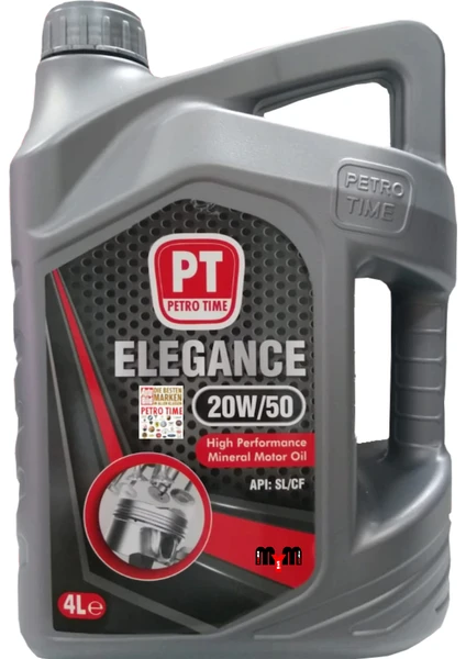 Petro Time Elegance 20W-50 4 Litre Motor Yağı ( Üretim Yılı: 2022 )