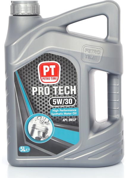 Pro Tech 5W-30 5 Litre Sentetik Motor Yağı ( Üretim Yılı: 2022 )