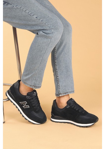 Peru Büyük Numara Erkek Sneaker Spor Ayakkabı Siyah 19250 V2 modelleri