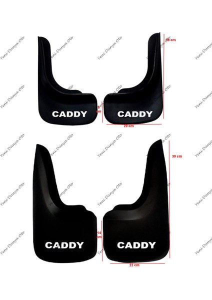 Volkswagen Caddy 4'lü Paçalık Çamurluk Tozluk VW1BX024 fiyatları