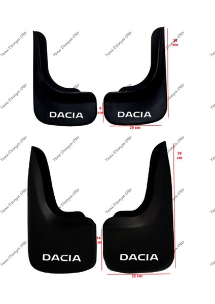 Dacia Dokker 4'lü Paçalık, Çamurluk, Tozluk DAC1BX011 fiyatları
