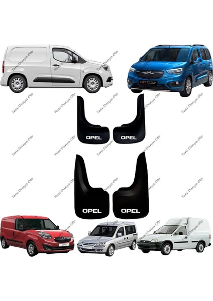 Opel Combo 4'lü Paçalık, Çamurluk, Tozluk OPL1BX020