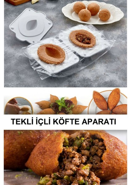 Pratik Tekli Içli Köfte Kalıbı Içli Köfte Aparatı - Tekli Içli Köfte Kalıb Kurabiye Kek Hamur Kalıbı