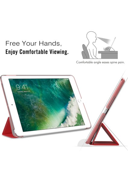 Apple Ipad 5. 6. Nesil 9.7" (2017 2018) Uyumlu Tablet Kılıfı Smart Standlı Uyku Modlu Slim Kılıf fiyatları