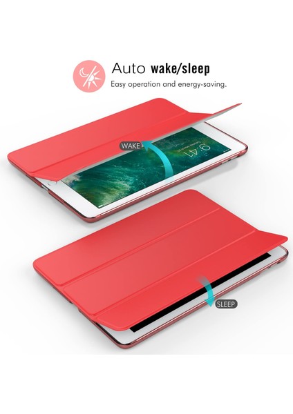 Apple Ipad 5. 6. Nesil 9.7" (2017 2018) Uyumlu Tablet Kılıfı Smart Standlı Uyku Modlu Slim Kılıf modelleri