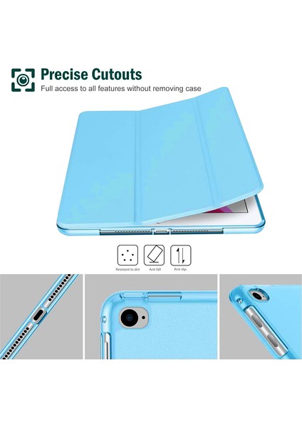 Apple Ipad 5. 6. Nesil 9.7" (2017 2018) Uyumlu Tablet Kılıfı Smart Standlı Uyku Modlu Slim Kılıf modelleri