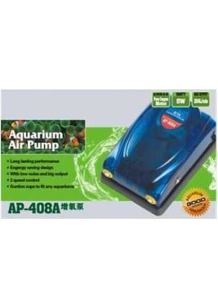 AP-408A Çift Çıkışlı Hava Motoru 5W 2X4L
