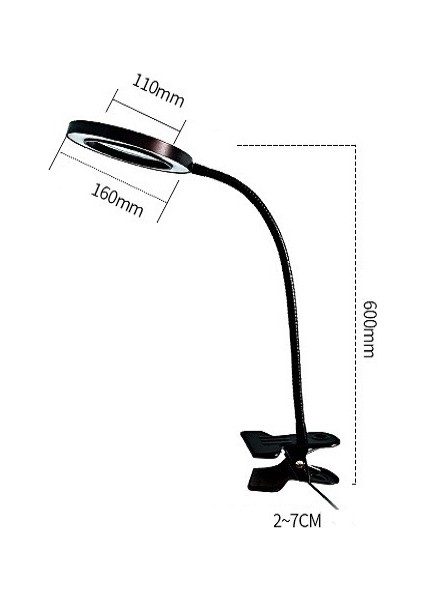 MT-108 LED Klips Getirdi Işık Büyüteç Olmadan (Yurt Dışından) modelleri