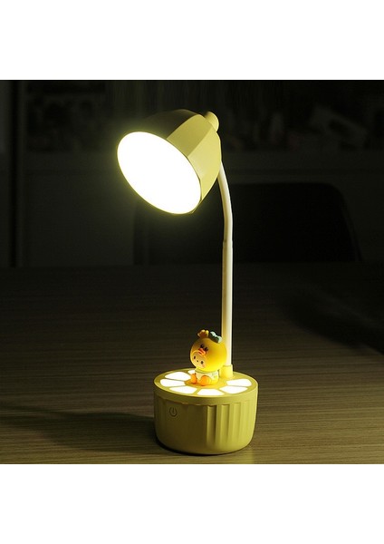 2102 LED Göz Koruma Lambası, Stil: Bebek ile (Sarı) (Yurt Dışından)