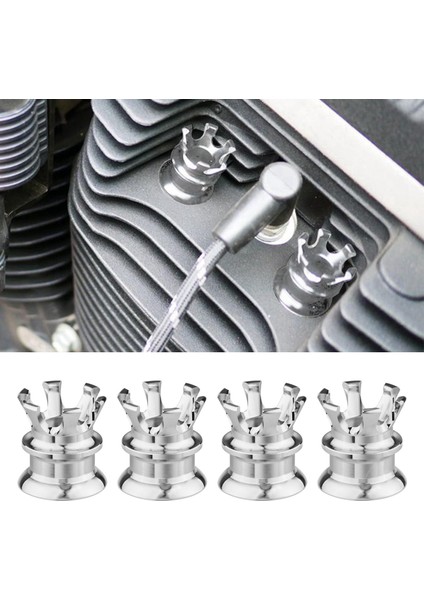 4 Adet Kafa Cıvata Somun Tüm Ikiz Kam Modelleri Için Kapaklar Kapaklar 1999-DAHA Sonra Gümüş (Yurt Dışından) fırsatları