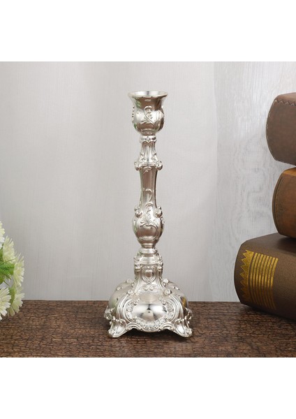 Avrupa Metal Mumluk Masa Çubuğu Masa Yemeği Masa Dekor Için Silver fiyatları