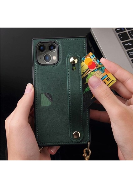 ıphone 12 11 Pro Xs Max Xr X 7 8 6 6 S Artı Se 2020 Kılıf Kapak Cüzdan Kart Omuz Askısı Kemer Bileklik Tutucu Deri Telefon | Telefon Kılıfı Ve Kapakları (Yurt Dışından)