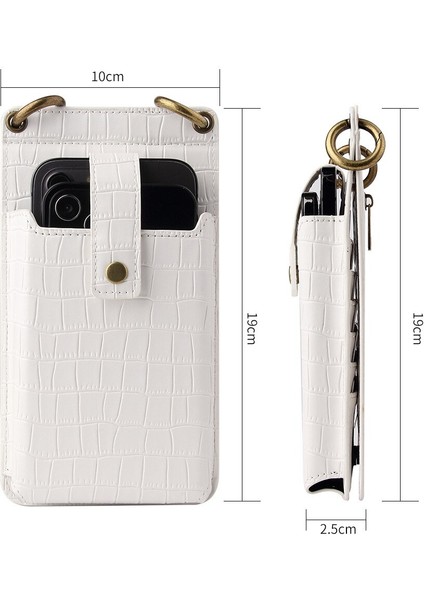 ıphone 12 Pro Max 11 Pro Max 12 Pro 11 12 Durumda Cüzdan Crossbody Kredi Kartı Tutucu Slot Çanta Çanta Fermuar Kız Kapak | Cüzdan Kılıfları (Yurt Dışından) fırsatları