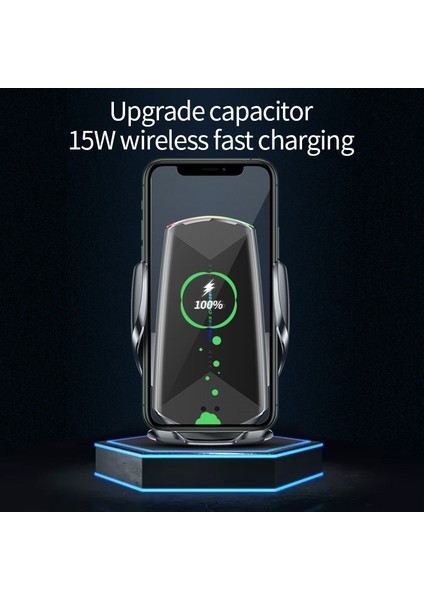 araba Kablosuz Hızlı Şarj Telefon Tutucu İphone 12 11 Pro Samsung Xiaomi Huawei Oto Hava Firar Dağı Desteği Araba Telefon Standı | Araç Şarjları (Yurt Dışından) modelleri