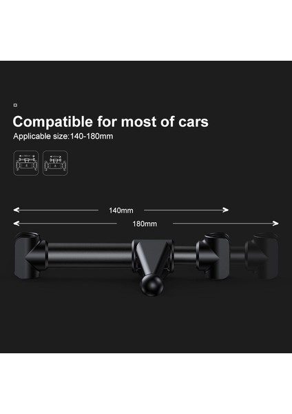 Araba Arka Koltuk Kafalık Dağı Tutucu İphone X Için Samsung İpad 360 Derece Braketi Araba Arka Koltuk Tablet Cep Telefonu Tutucu | Montaj Tutucu | Evrensel 360 Derece Için Tutucu fırsatları