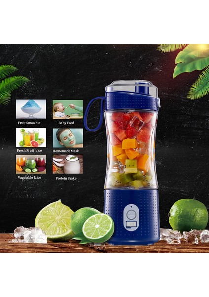 Taşınabilir Elektrikli Meyve Sıkacağı Smoothie Maker Turuncu Sıkacağı Makinesi Fincan Meyve Mikser Suyu Extractor Mini Blender Için (Yurt Dışından)