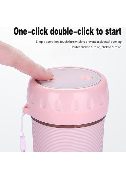 taşınabilir Meyve Sıkacağı Kupası Şarj Edilebilir Smoothie Blender Makinesi Mini Meyve Mikser Kupası Limon Sıkacağı Mutfak Malzemeleri (Yurt Dışından)
