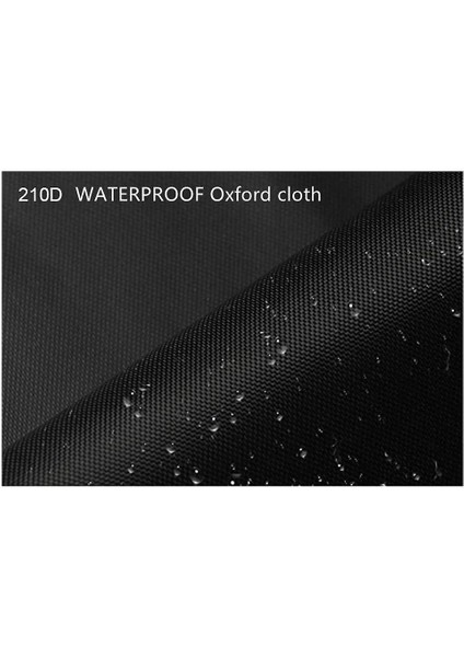 veranda Mobilya Kapakları 210D Dış Mekan Mobilyaları Su Geçirmez Yuvarlak Masa Örtüsü Kapakları (230 * 110 Cm) (Yurt Dışından)
