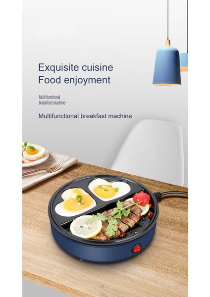 Yumurta Kavrulmuş Hamburger Makinesi Kırmızı Fasulye Kek Krep Makinesi Ocak Pie Pancake Pişirme Kızarmış Yumurta Omut Biftek Kızartma Tavası (Yurt Dışından)