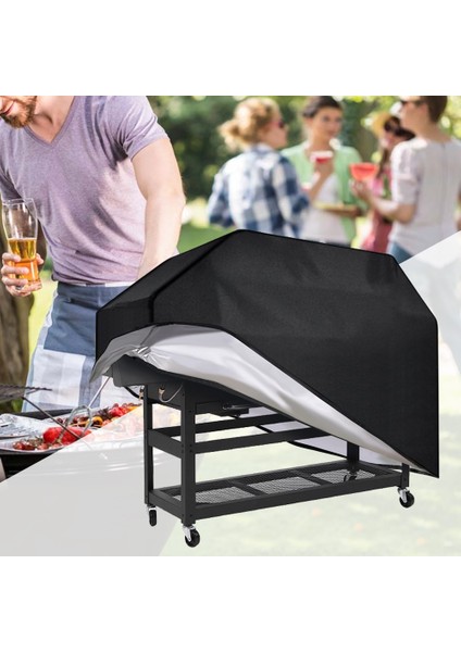 barbekü Izgara Kapak Su Geçirmez Anti Toz Görev Veranda Açık Bahçe Barbekü Kapak Koruyucu Kılıf Izgara Aksesuarları | Kapakları (170 * 61 * 117Cm) (Yurt Dışından)