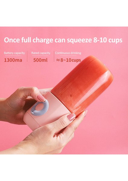 smoothie Blender Kupası Taşınabilir Mikser Elektrikli Mutfak Gıda Işlemcisi Mini Meyve Sıkacağı Sıkacağı (Yurt Dışından)