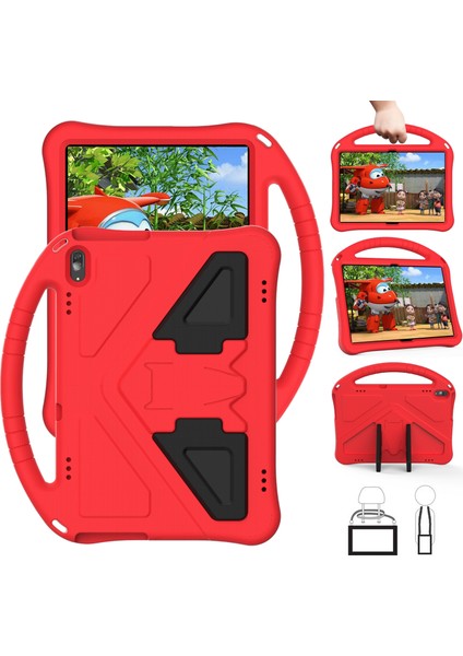 Lenovo Tab M10 TB-X505F Için Standlı Eva Darbeye Dayanıklı Kılıf (Yurt Dışından)