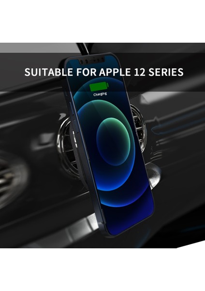 15 W Araba Manyetik Kablosuz Şarj Qi Hızlı Şarj Montaj Havalandırma Telefon Standı Iphone 12 Pro Max Mini Manyetik Araba Tutucu Için | Kablosuz Şarj (Yurt Dışından)