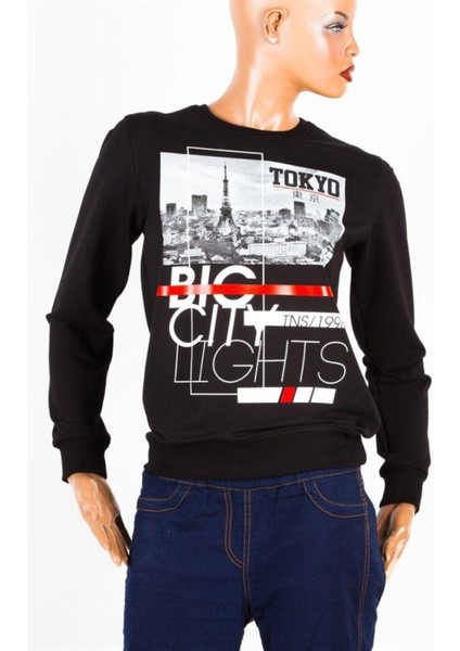 Tokyo Unisex Pamuklu Slim Fit Sweatshirt Medium modelleri