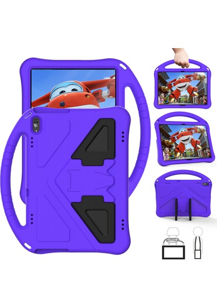 Lenovo Tab M10 TB-X505F Için Standlı Eva Darbeye Dayanıklı Kılıf (Yurt Dışından)