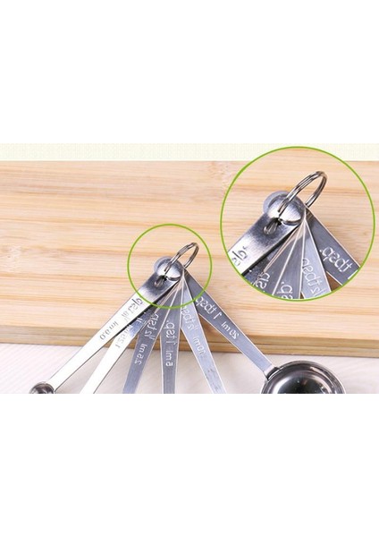 5 Setleri Moda Sıcak 6 Adet Paslanmaz Çelik Ölçme Kaşık Kaşık Kupalar Ölçme Set Araçları Pişirme Için 6 Boyutları Kaşık Seti | Kahve Kaşığı Stainlesstools (Yurt Dışından) modelleri