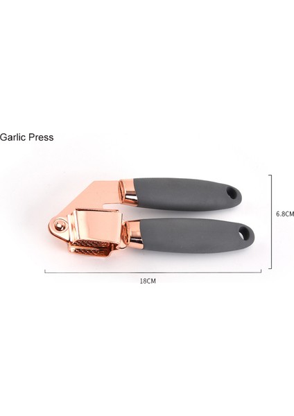 7 Parça Mutfak Gadgets Set Kapak Kaplamalı Paslanmaz Çelik Gereçler Yumuşak Dokunmatik Kolları, Sarımsak Basın Çırpma Peynir Grater | Pişirme Aracı Setleri (Yurt Dışından)
